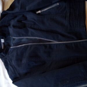 Chico's back zipped jean jacket 10/12